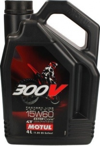 300V 4T Factory Line Off Road 15W60 balenie 4L